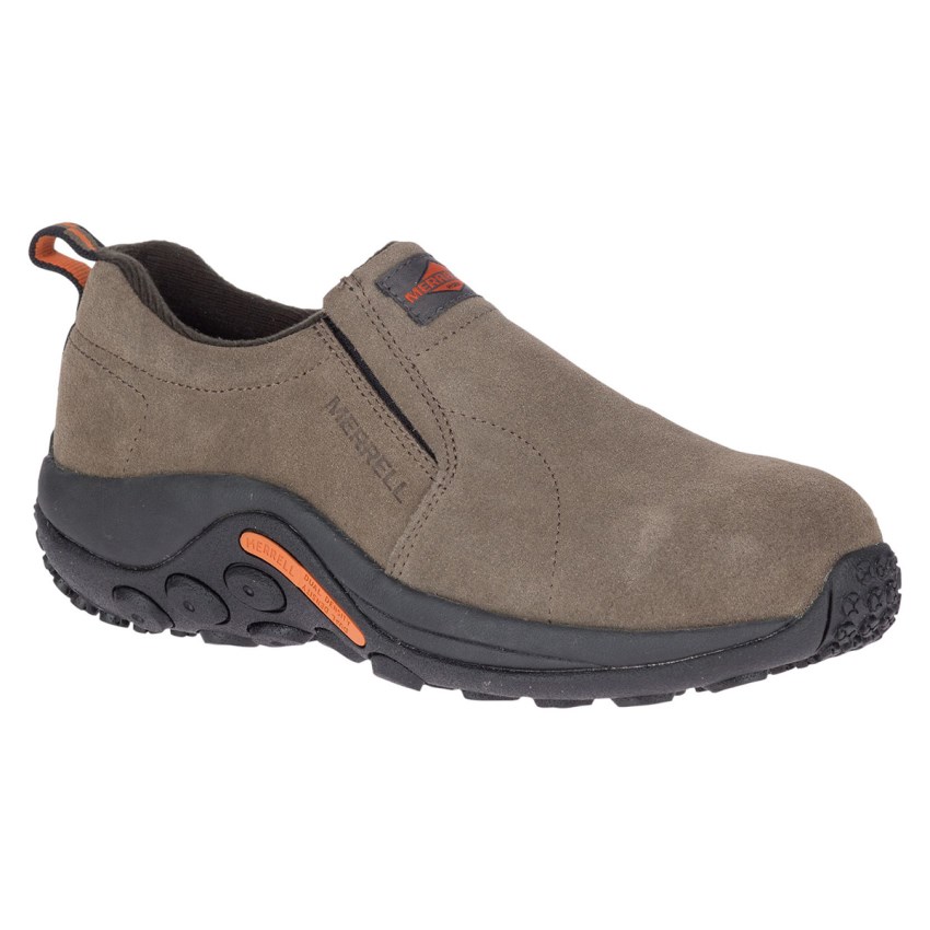 Chaussure de Securite Merrell Jungle Moc Alloy Toe Marron Clair Femme | E.I.BQKI